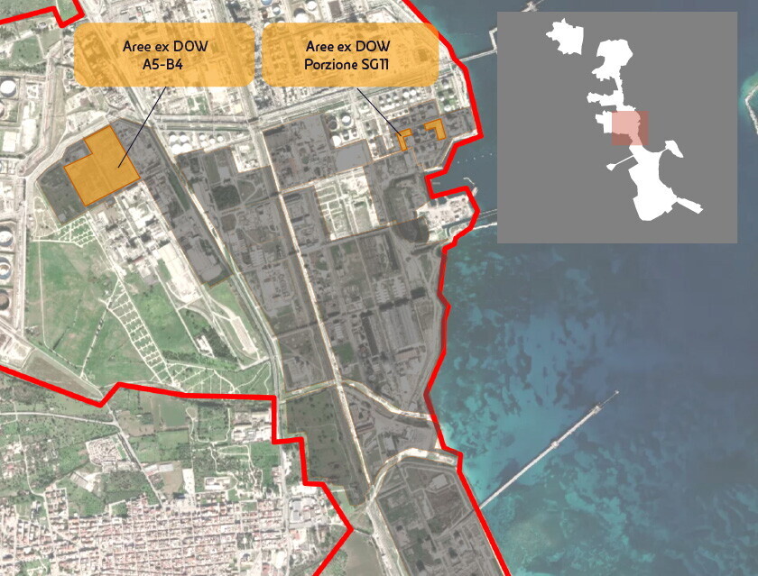 Aree ex DOW A5-B4 e SG11