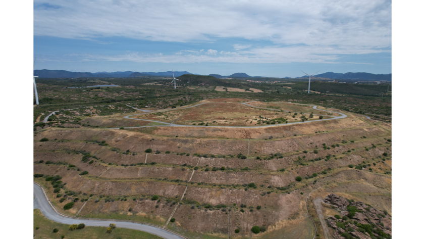 Vista frontale della MISP (messa in sicurezza permanente)