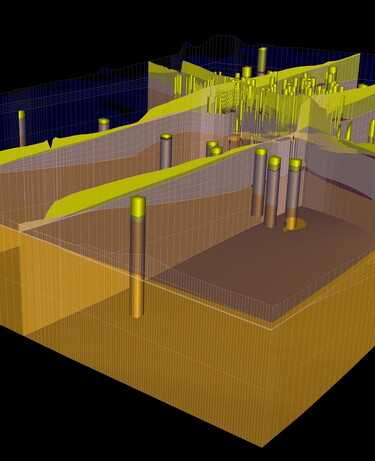 Sottosuolo in 3D con la modellazione idrogeologica